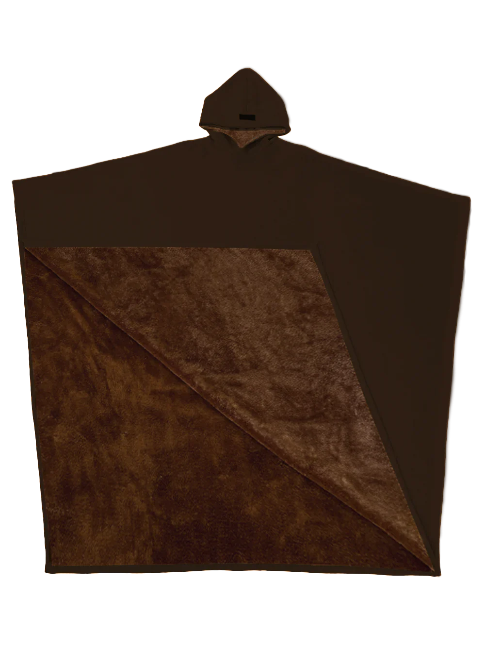 Bluza koc Hugglea w kolorze brązowym z futerkową podszewką