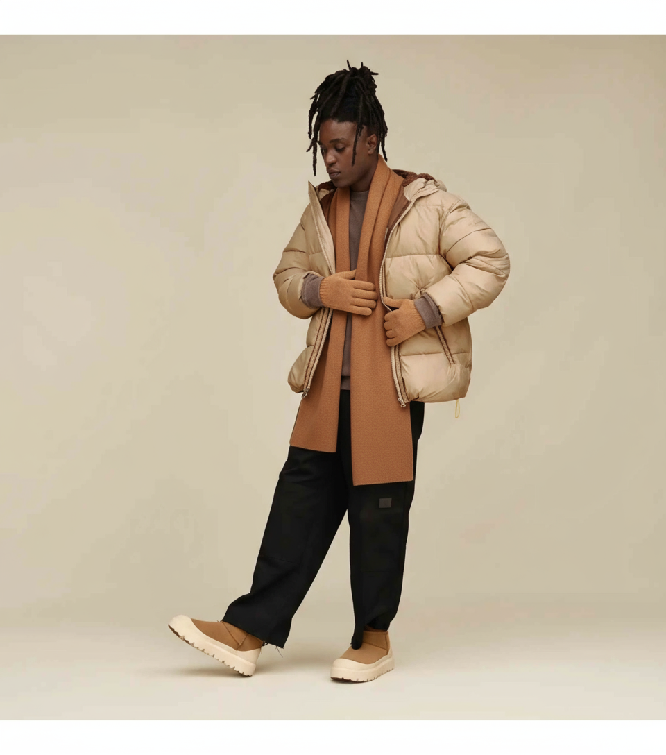 Lioran botki zimowe w kolorze beżowym – elegancki fason na co dzień